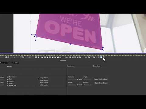Sign Replacement with Mocha Pro - Align Surface and Insert Module