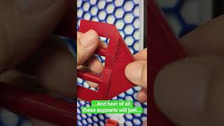 Very #satisfying custom support removal #3dprinting