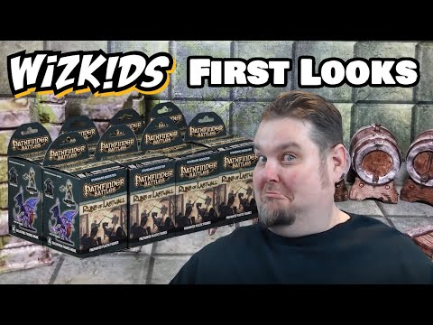 Pathfinder Battles Miniatures First Look --- Ruins Of Lastwall Full Case Unboxing Part 1