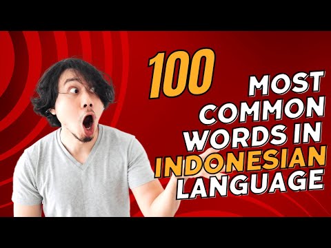 100 most common words in Indonesian Language