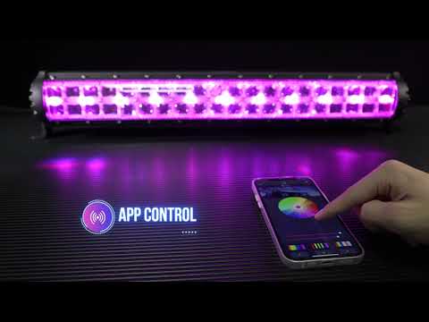 MICTUNING M2 Dual Row  RGBW LED Light Bar