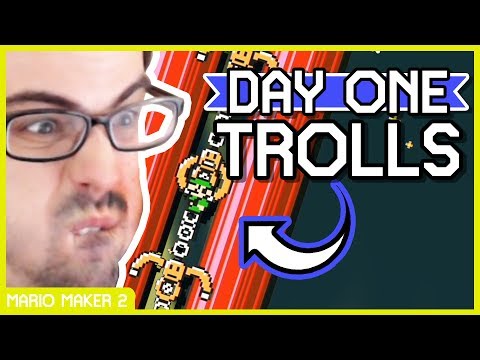 Filthy, Stinking TROLL LEVELS Already! [Super Mario Maker 2]