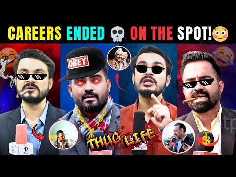 Reporter Ends Their Careers ON THE SPOT💀🔥| Thug Life | Apil Tripathi | Diwakar Shah |