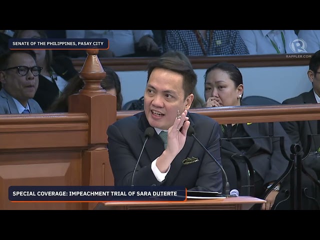 Impeachment trial of Vice President Sara Duterte