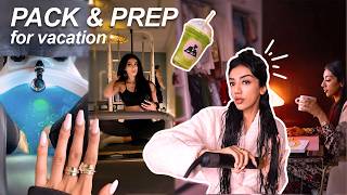 pack & prep w me for vacation 🧳 reset routine, self-care + packing tips