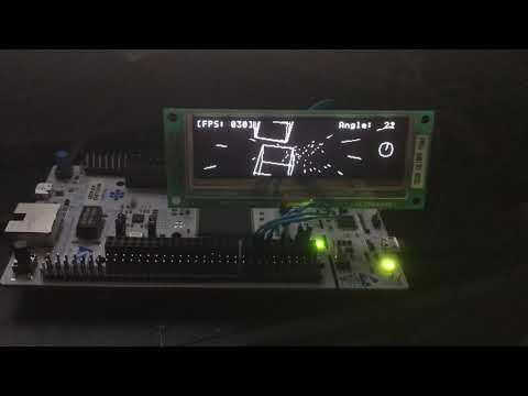 Noritake SPI OLED @ 30FPS (ge256x64b-7032b)