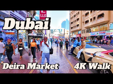 Dubai Deira Market | Naif Market – Cheapest Market in Dubai 🇦🇪 | 4K Walking Tour