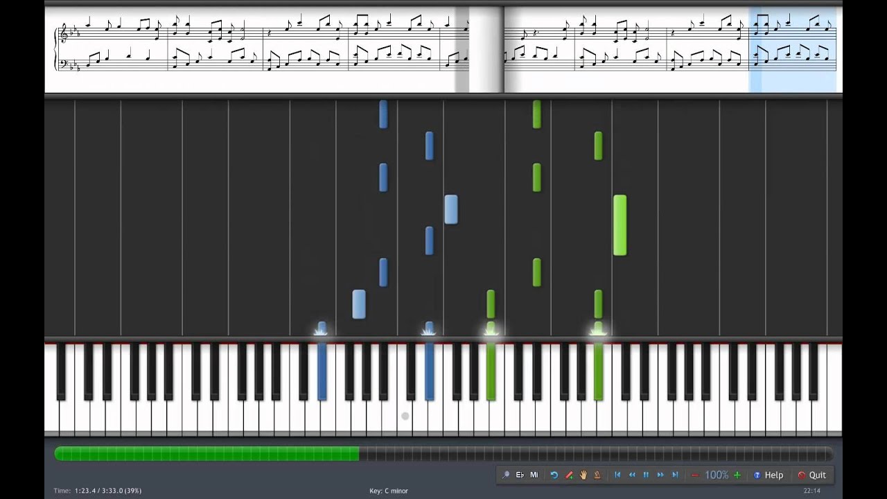 OneRepublic - Apologize ft. Timbaland [Synthesia piano Midi Tutorial]