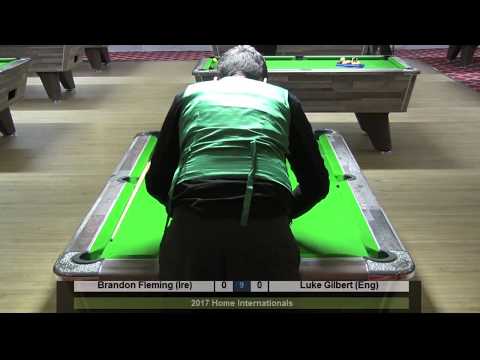 2017 Home Internationals - Junior Singles Quarter Final - Brandon Fleming (Ire) v Luke Gilbert (Eng)