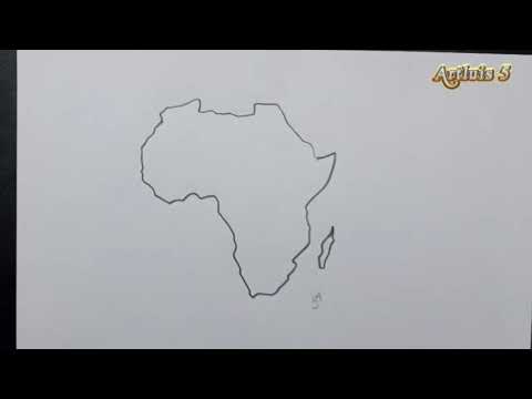 comment dessiner la carte de l'afrique du sud