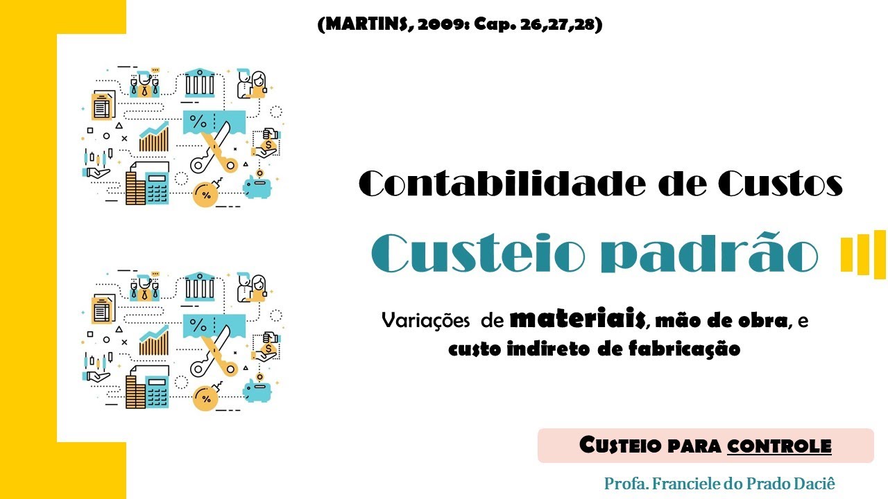 Custo padrão: variação de matéria prima