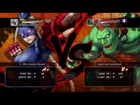 BTMHurricane237 [Decapre] vs RAID Darkos [Blanka] USF4