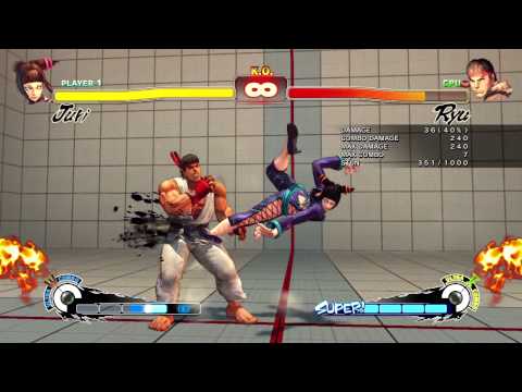 Ultra Street Fighter IV Day 1 Technology: Juri