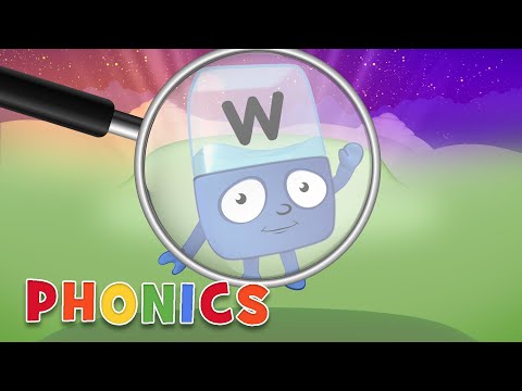 Alphablocks - 你能找到W嗎？| 字母辨認挑戰｜兒童漫畫 (Alphablocks - Can You Find W? | Letter Spotting Challenge | Cartoons for Kids)