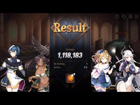 [Epic Seven] Destructive Gigantes - Tamarinne, Cerise, Falconer Kluri, Luna