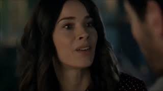 Timeless 2x12 - Future Lucy (with Wyatt and Rufus) visits Flynn in 2014 and gives him her journal