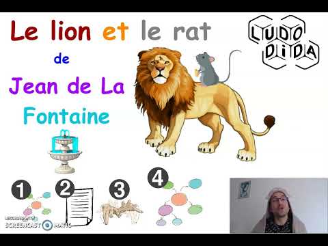 👍🏻 APPRENONS TA POESIE 🦁 Le lion et le rat 🐀 Jean de La Fontaine