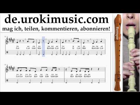 Blockflöte Lernen B. Janet Jackson x Daddy Yankee - Made For Now Tabulatur um-ih995