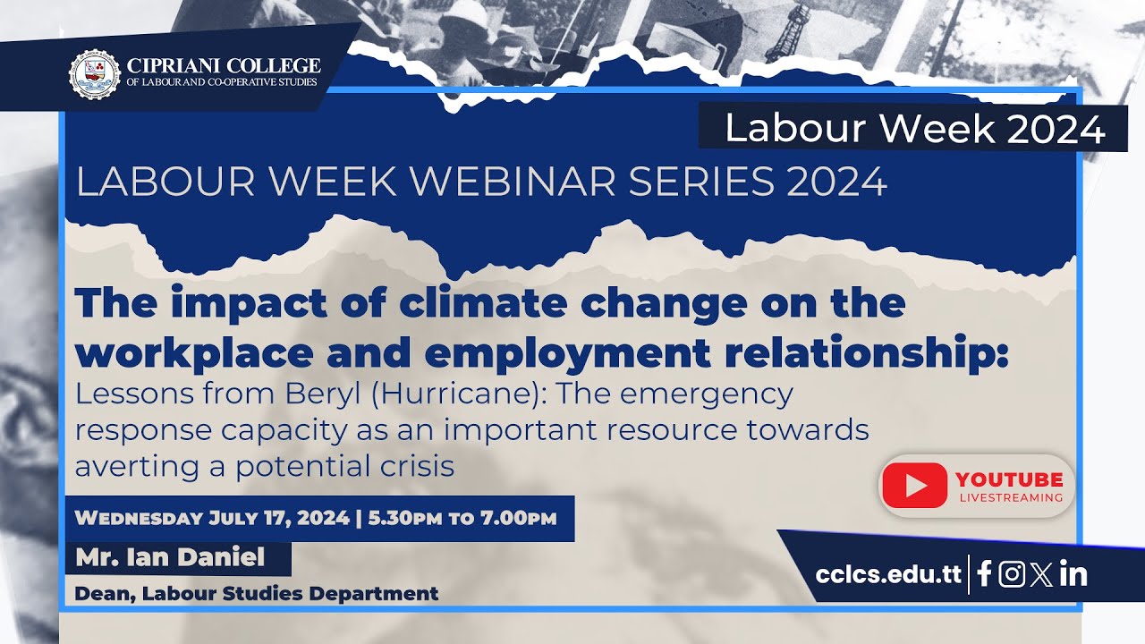 The impact of climate change on the workplace and employment relationship