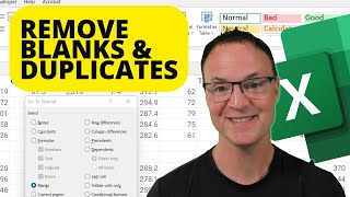 Quickly Remove Blanks and Duplicates in Microsoft Excel