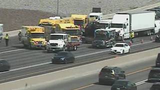 Lanes reopen following 8-vehicle crash on I-15 south near I-215 in Las Vegas