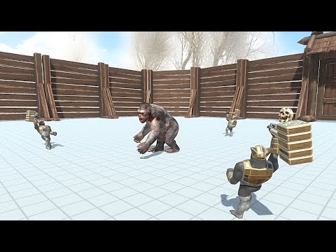 Level 2 Goro VS X3 Miniboss - Animal Revolt Battle Simulator