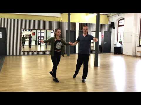 Tanzhaus Langsamer Walzer 6 Kombination Rechtkreiseldrehung und Pendelschritte