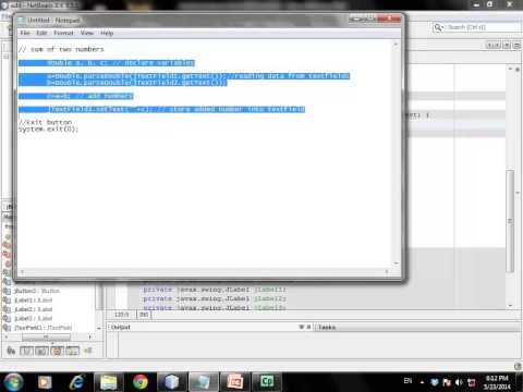 Add Two Numbers A Simple Java Program Using Netbean Ide