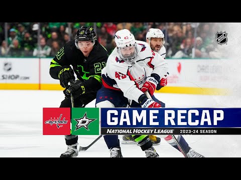 Capitals @ Stars 1/27 | NHL Highlights 2024
