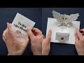 Harry Potter DIY Pop Up Card Hand Made Greeting Card Tutorial