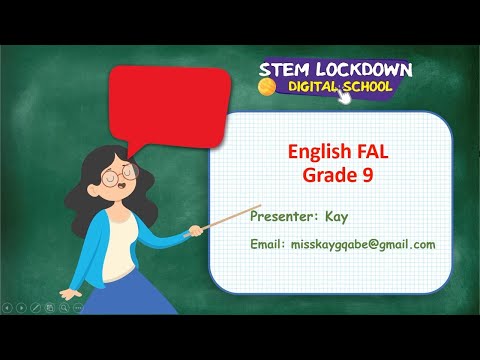 GR 9 English FAL 20 April 2020