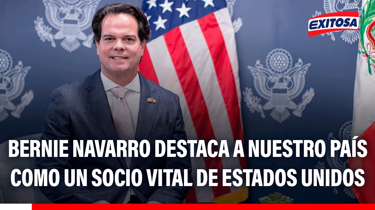 🔴🔵 Bernie Navarro destaca a nuestro país como un socio vital de Estados Unidos