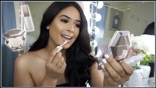 NEW FENTY BEAUTY DIAMOND BOMB + DIAMOND MILK GLOSS REVIEW! + FLASH TEST |Taisha