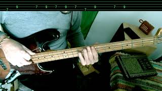 Want More - Bob Marley (bass cover and tabs 4K)