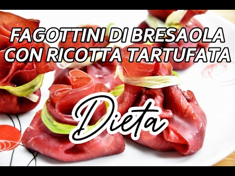 FAGOTTINI DI BRESAOLA CON RICOTTA TARTUFATA
