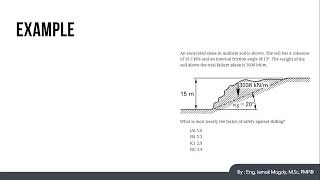 FE Civil Exam Course - Slope stability
