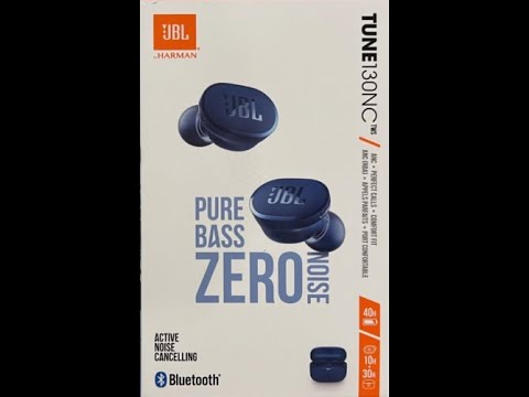 JBL Tune 130NC TWS True Wireless In Ear Noise Cancelling Headphones   Blue