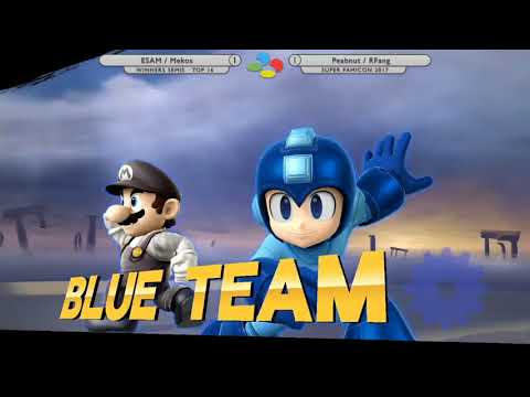 Super Famicon 2017 - Smash 4 Top 16 - Esam+Mekos vs Peabnut+Rfang