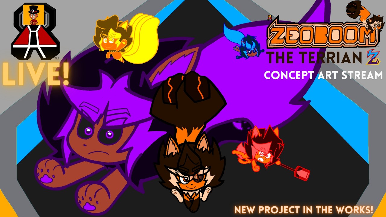 LET'S DRAW ZEOBOOM ART! AMIRISPHERE LIVE!