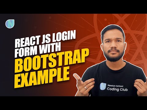 React JS Login Form with bootstrap Example | Coding Monks