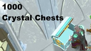 Opened 1000 Crystal chests in Elf city Prifddinas