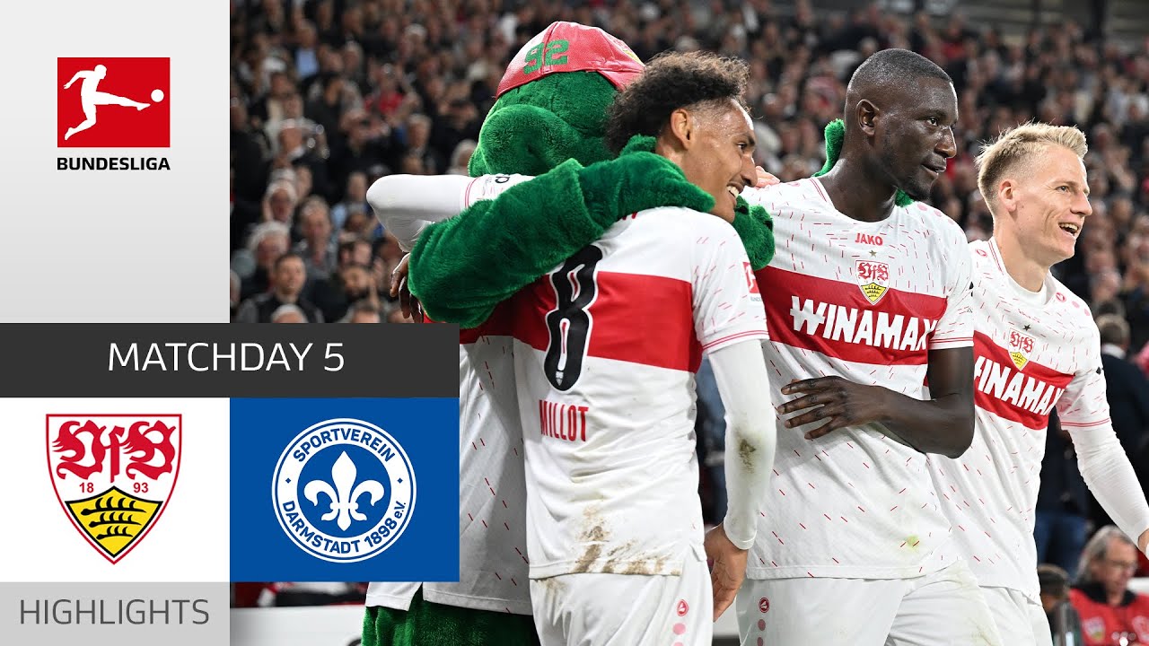 VfB Stuttgart vs Darmstadt 98 highlights