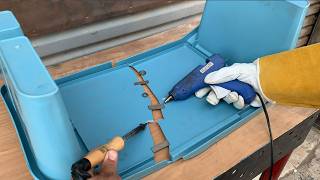 how to weld broken plastic