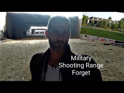 Visite guidée: stand de tir militaire oublié depuis presque 20 ans.