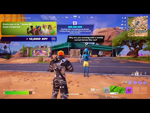 Fortnite - Emote Near Or As Human Bill (WEEK 8 Quests Challenges)