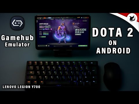 Trying DOTA 2 on MOBILE using PC Emulator Android