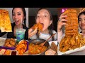 TIKTOK Mukbang Compilation Taco Bell Wingstop Buldak Cane S Dave S More