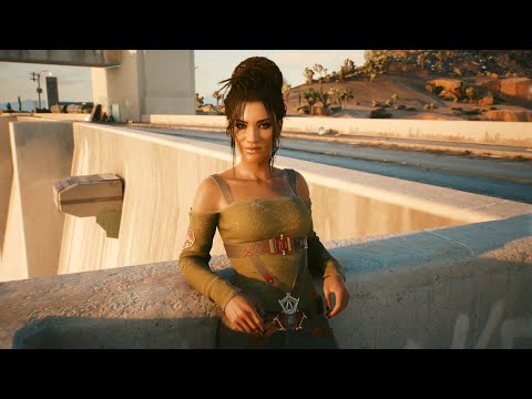 Cyberpunk 2077 - V And Panam Ending Route Romance Scene