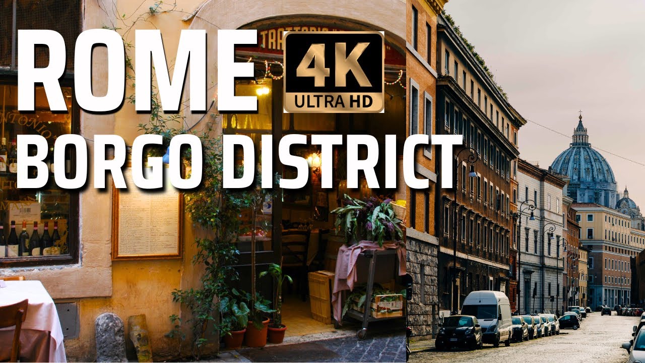 Rome Italy - from Borgo to St. Peter District