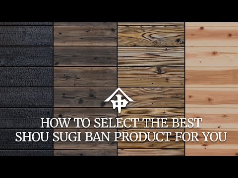 How To Select the Best Yakisugi "Shou Sugi Ban" Product for You - Nakamoto Forestry